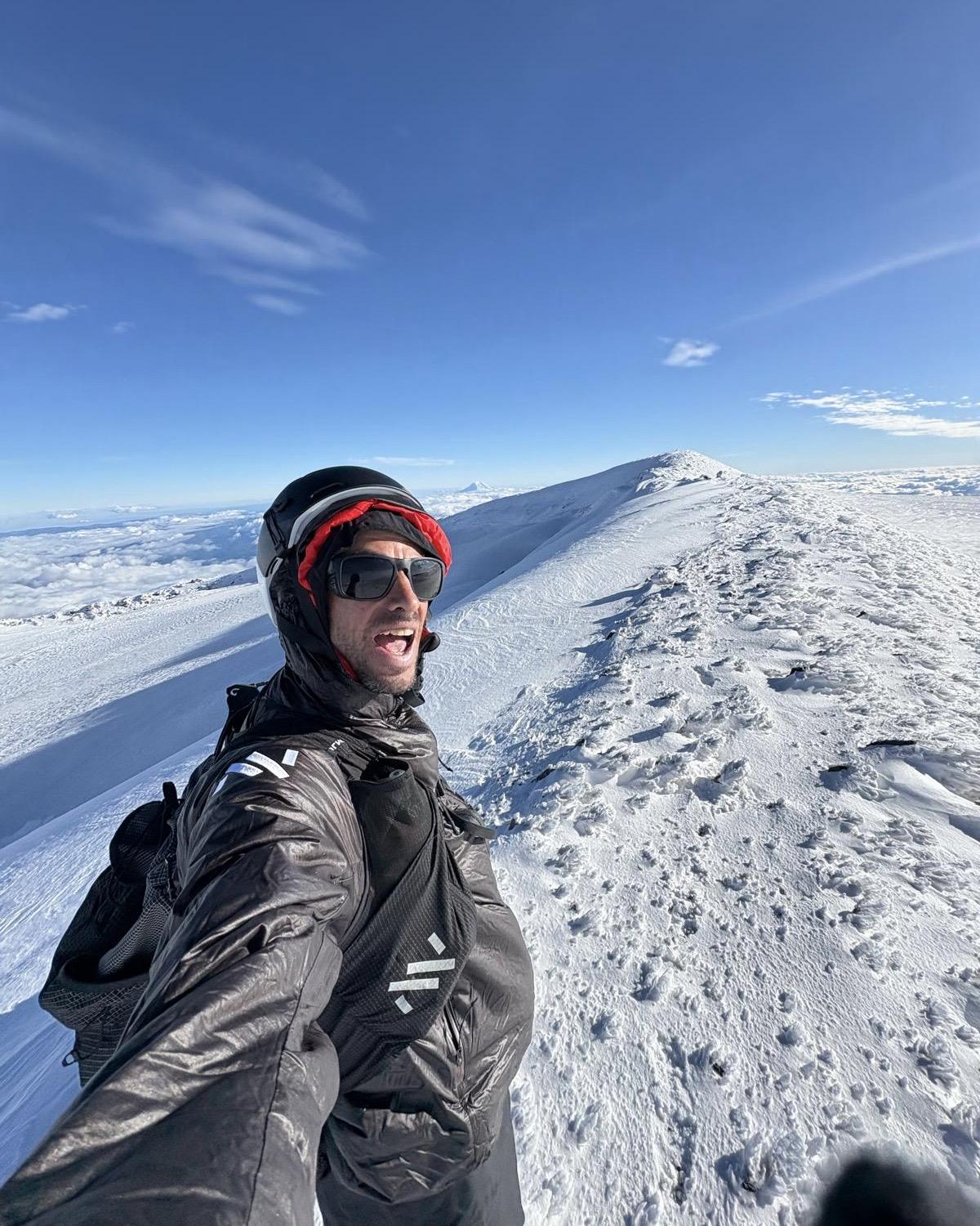 Climbed a mountain, what did you do?