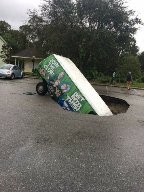 Watch Me Drive Into This Obvious Hole