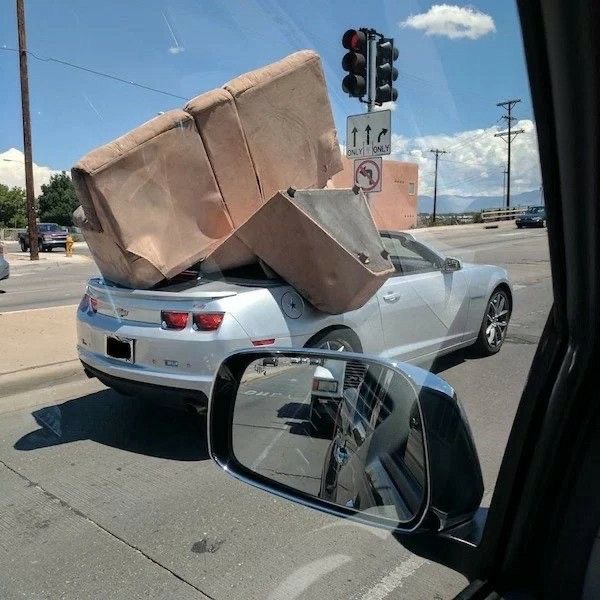 Couch Delivery? Nailed it.