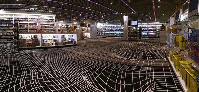 The floor is lava, or something like that.