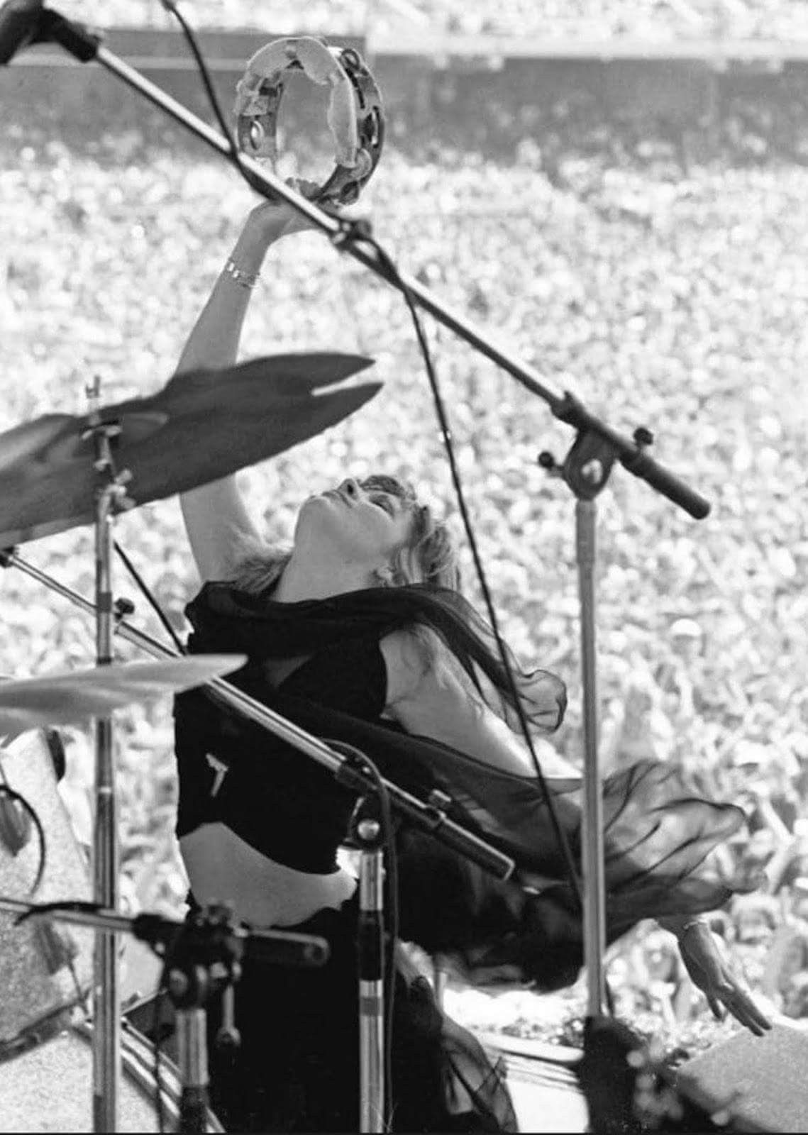 Stevie Nicks offering to the gods of rock.