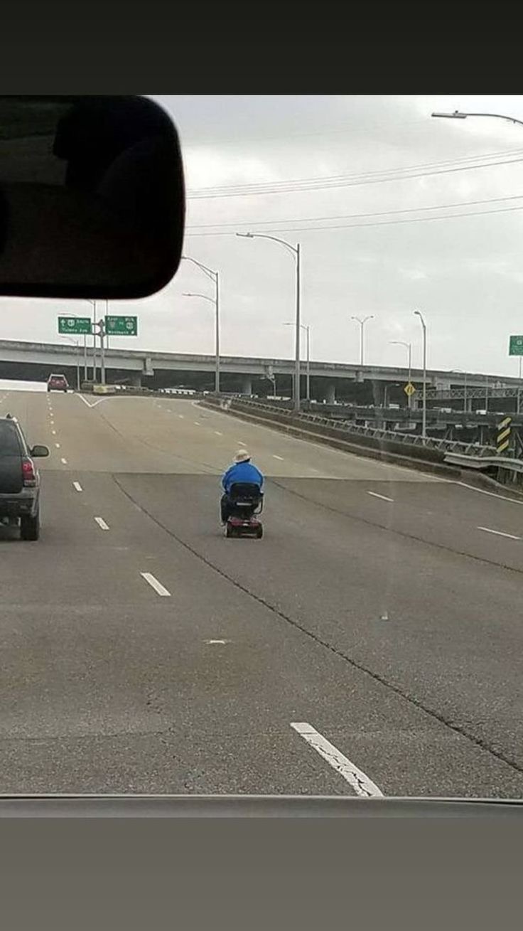 Mobility Scooter… on the Highway