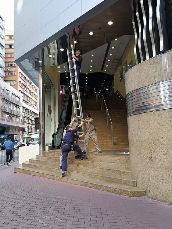 Ladder Support Team (Human Edition)