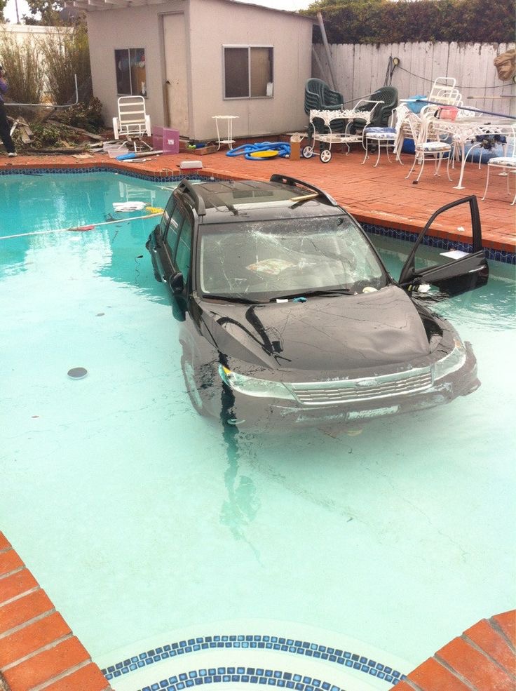 Poolside Parking... Not Ideal