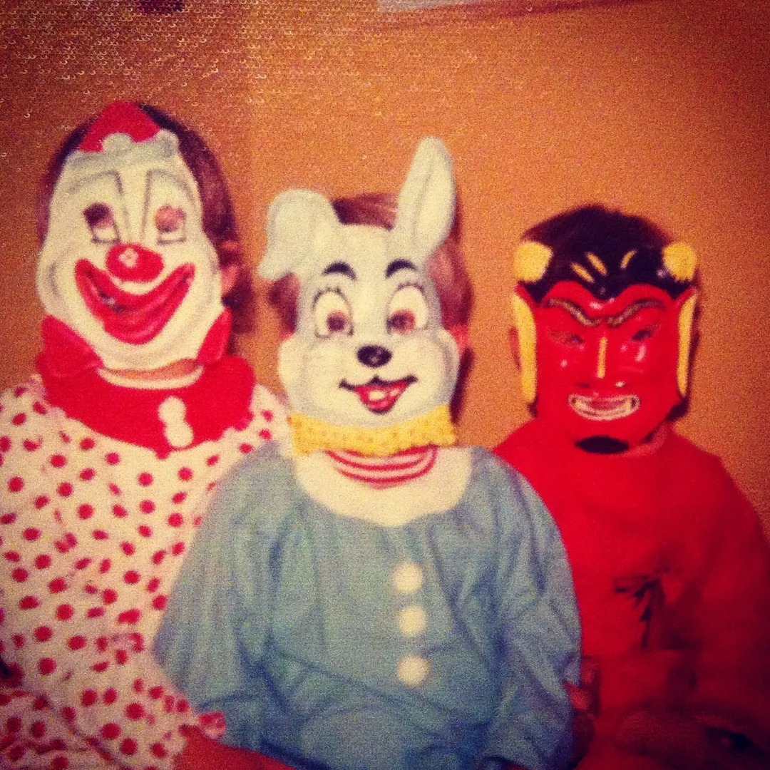 Cute and creepy, perfect costumes.