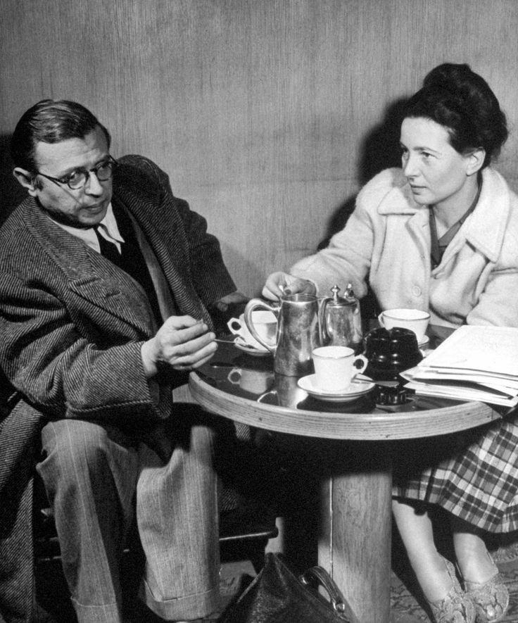 Jean-Paul Sartre & Simone de Beauvoir