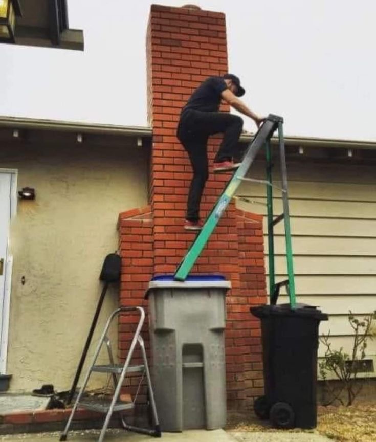 Trash Can Support System.