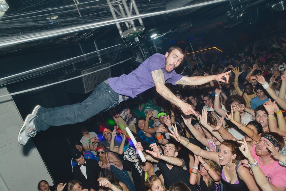 Party's in full flight.