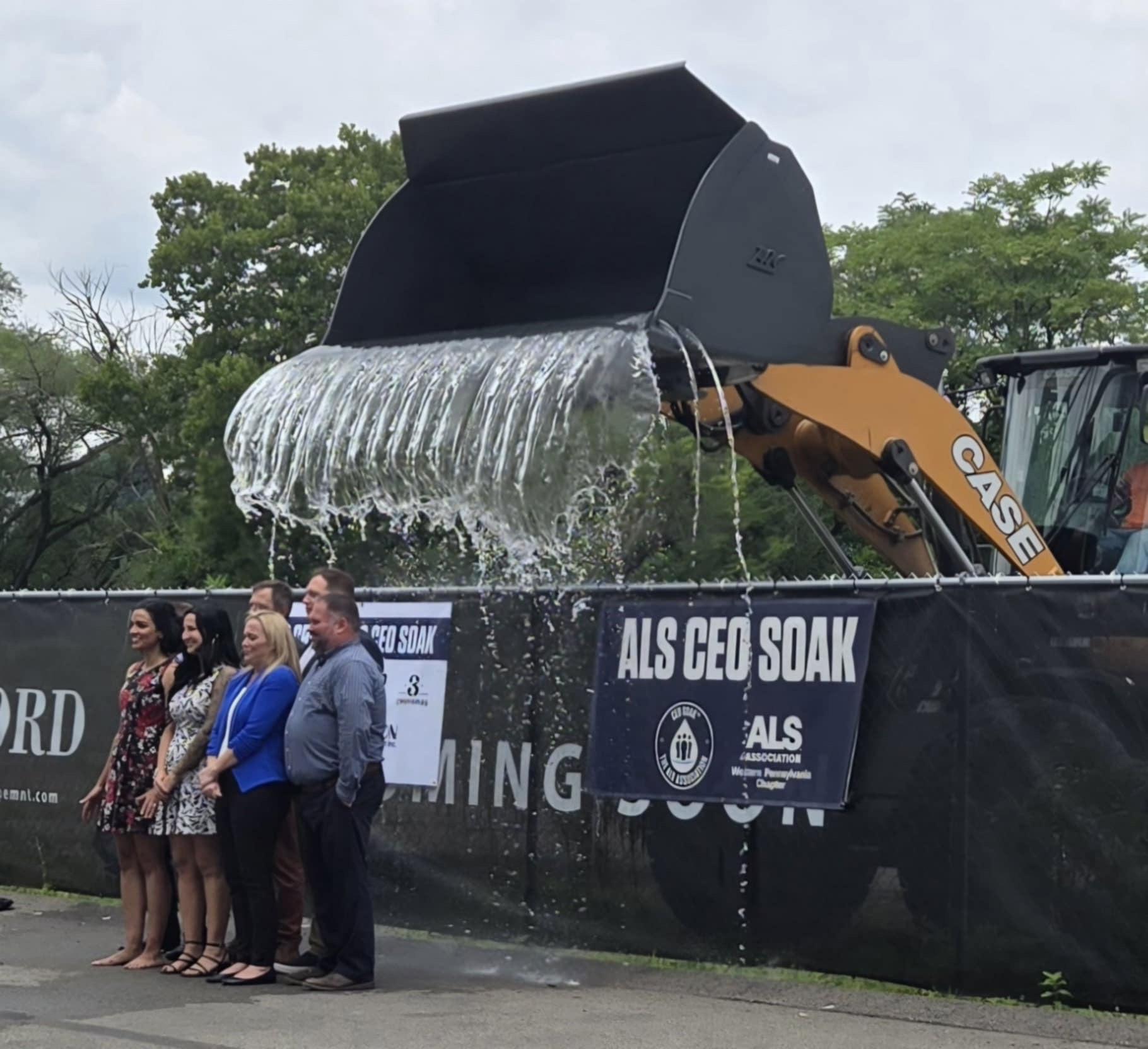 About to be soaked for good.