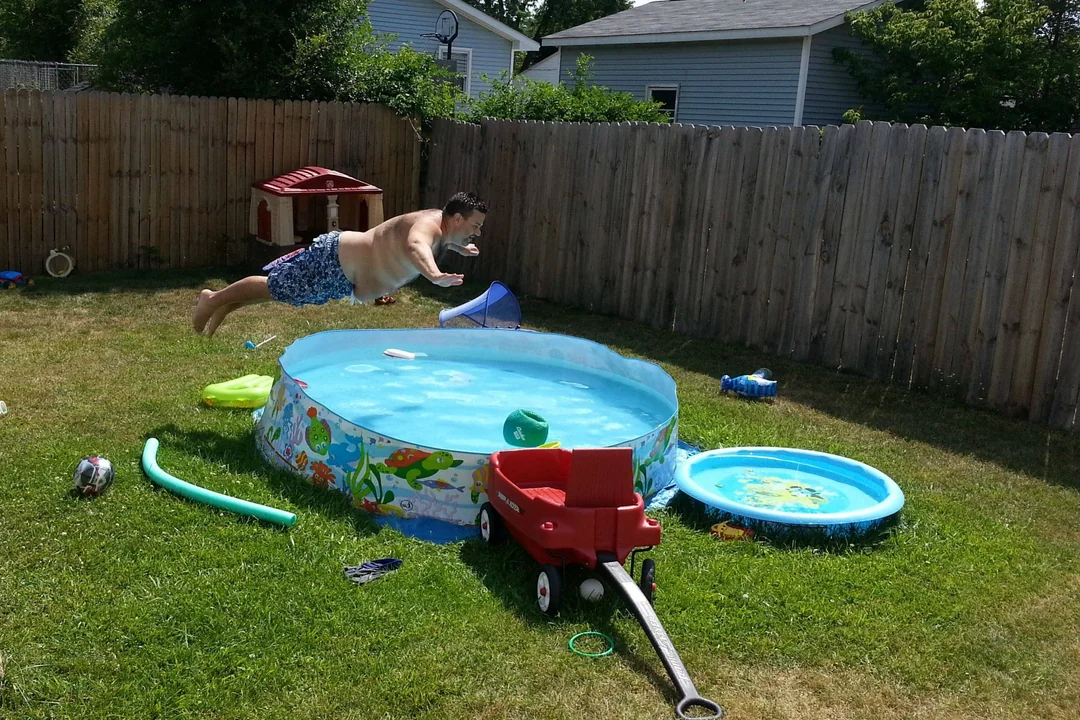 About to break the kiddie pool for good.