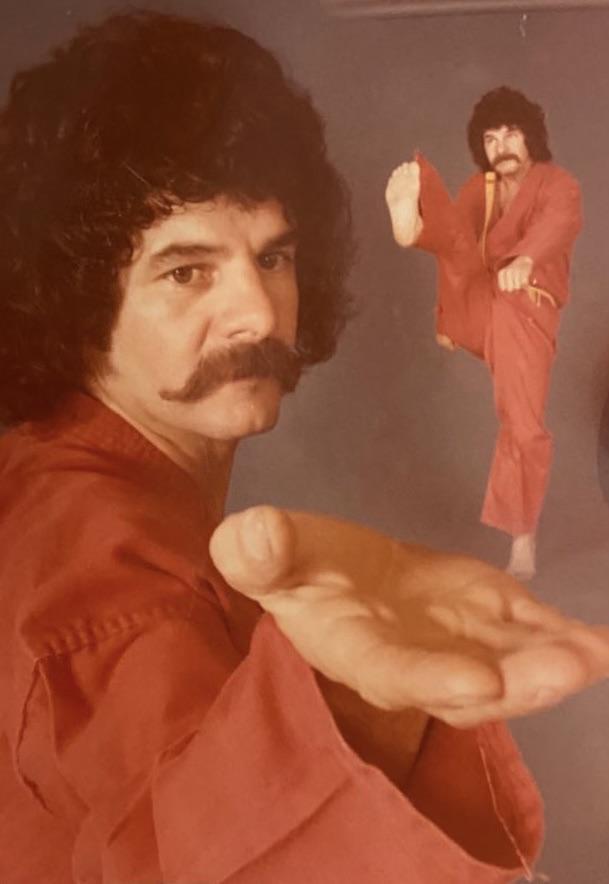 Black belt in having great sideburns.