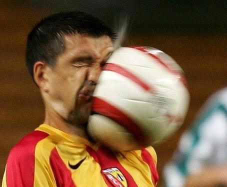 Ball Meet Face. Face Meet Humility.