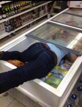 New Frozen Food Aisle: Human Included