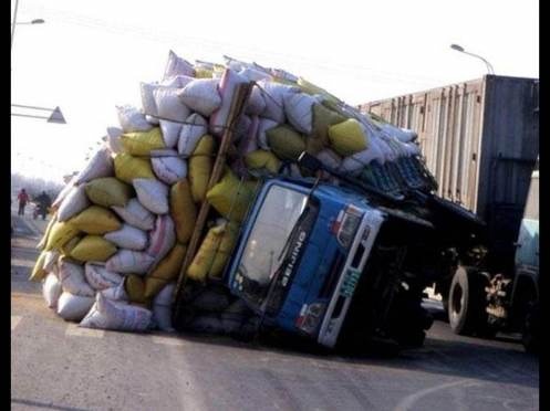 Truck Tipping Challenge: Failed Edition