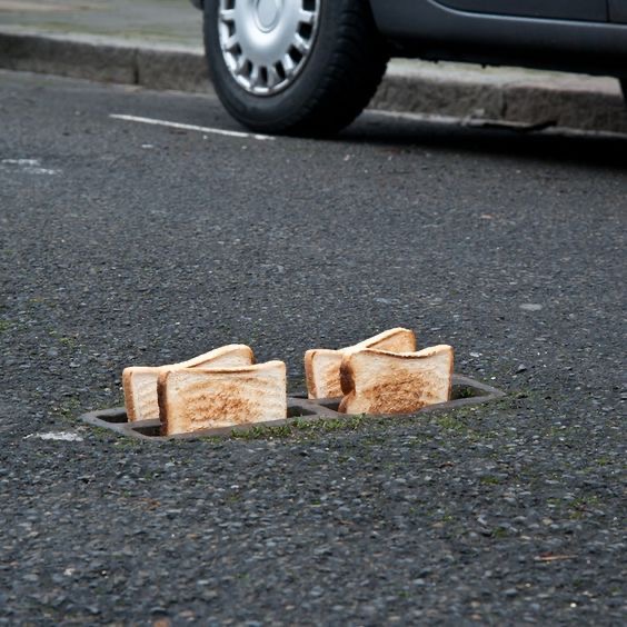 Bread in the Drain. Your Move, Gluten Gods.