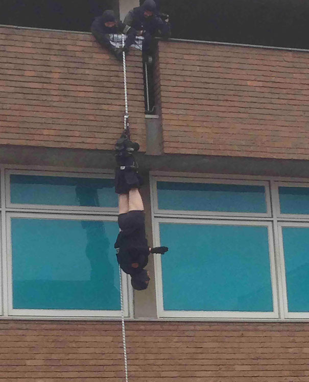 "Don't mind me I'm meditating"