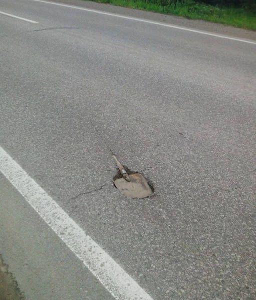Pavement Shovel Standoff