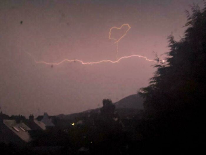 Love is in the air and in the sky.