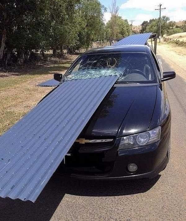 The Car? Pierced. The Owner? Traumatized.