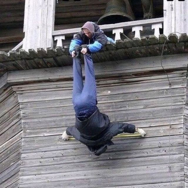 The Upside-Down Measuring Human