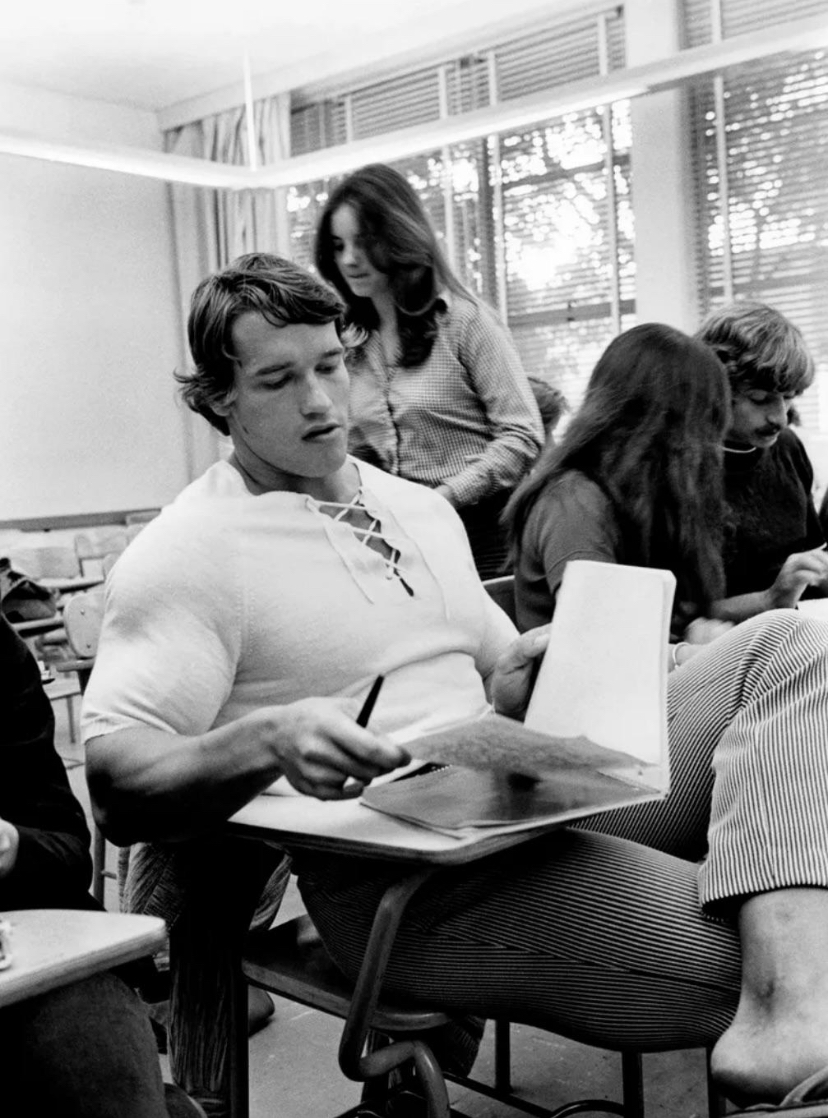 Before the Mr. Olympia… There Was Just Arnie and a Blackboard