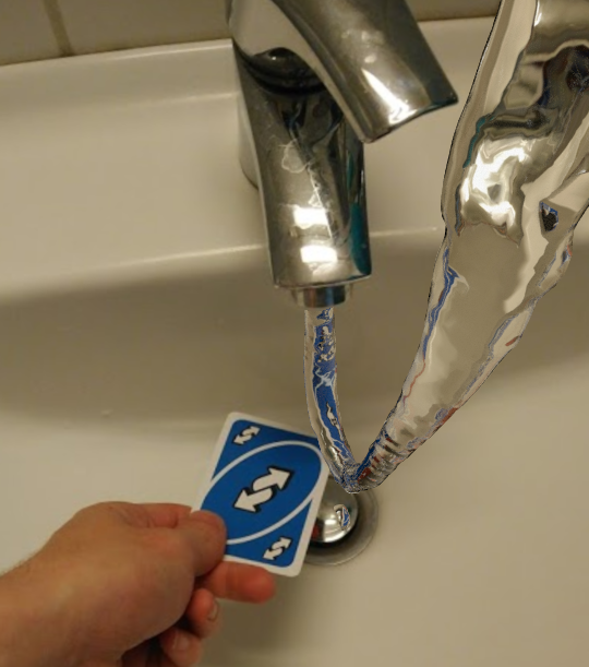 Plumber played the ultimate card.