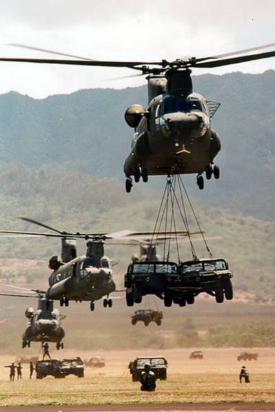 Airborne carpool.