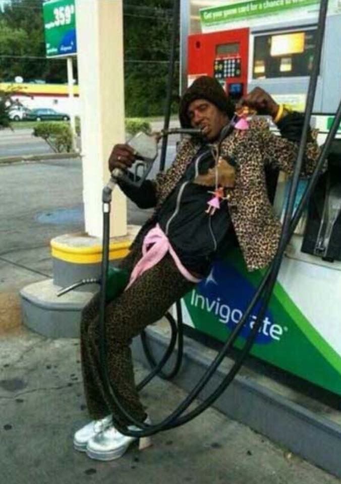 Man tries gasoline like it’s a protein shake