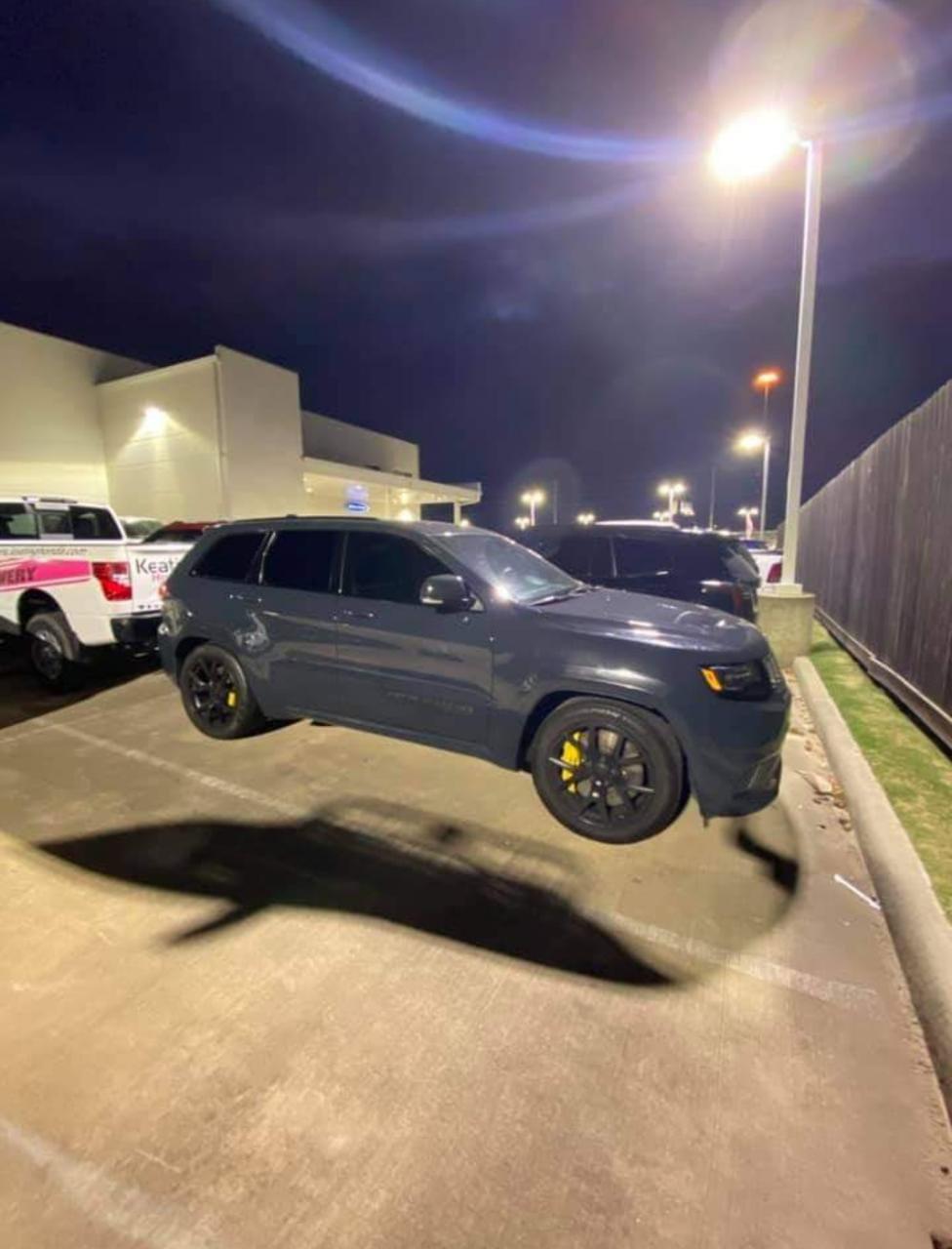 They said we'd have flying cars in the future, just not like this.