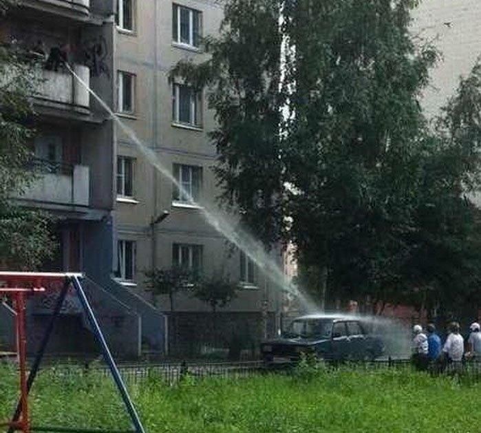 Rooftop Car Wash (Gravity Edition)