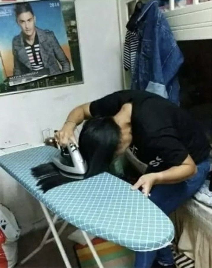 Flat Iron, But Make It Literal