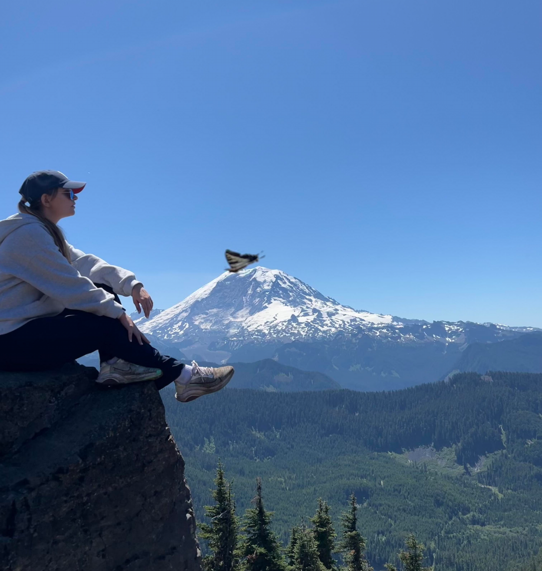 Even butterflies can photobomb you.