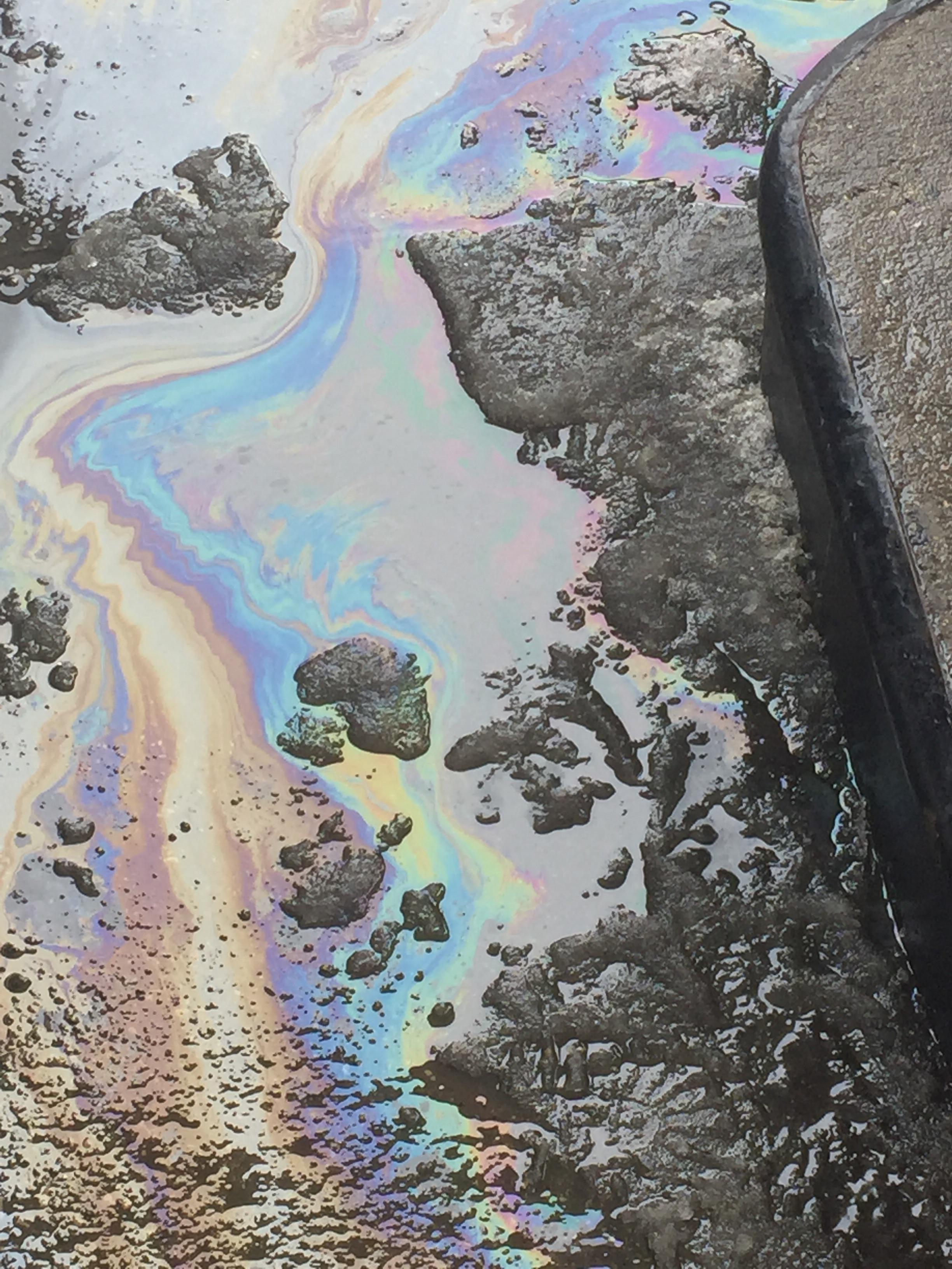 Oil puddle