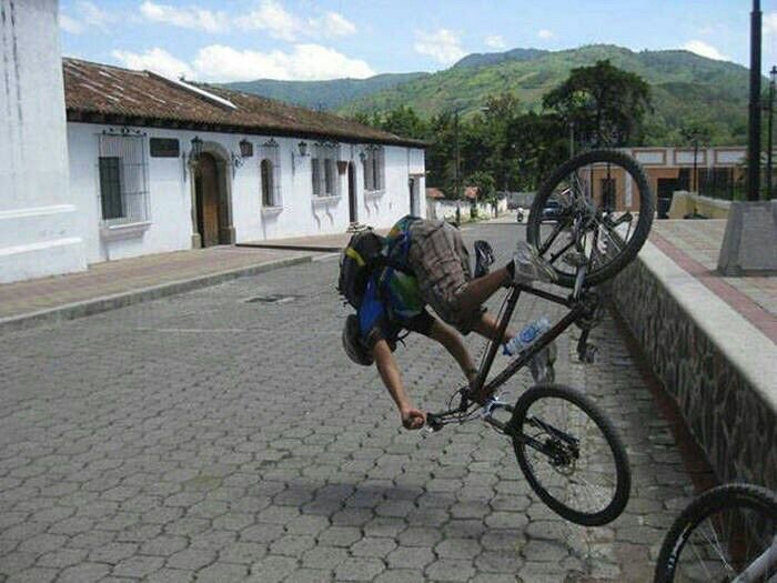 Wheelie Close to Disaster