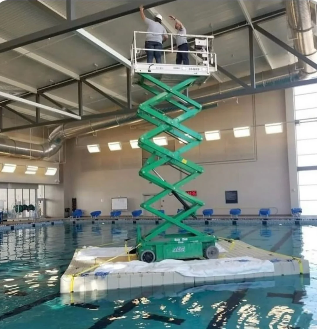 Hopefully no one's thinking of jumping in the pool.