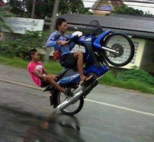 Two brains. Zero helmets.