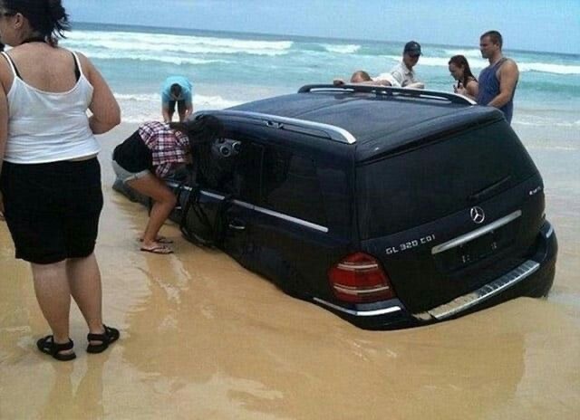 This Car Chose Beach Mode… Forever.