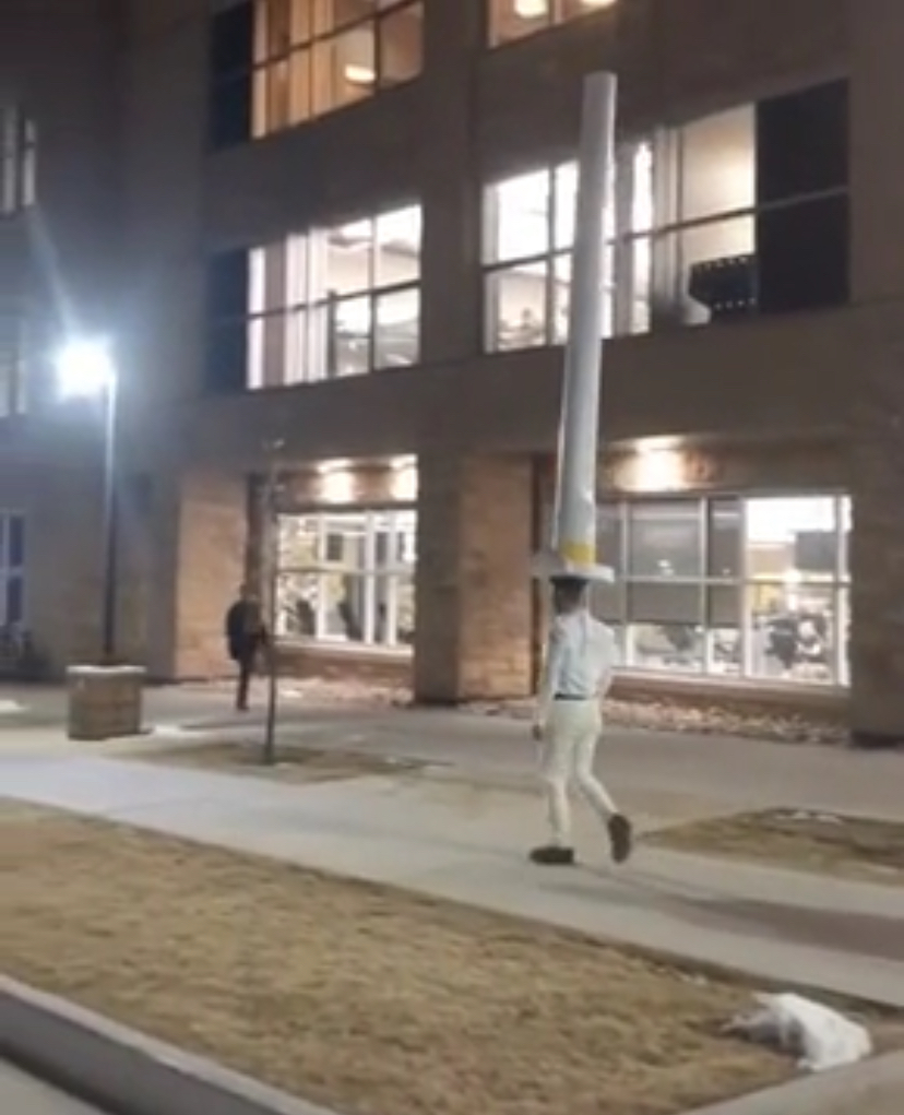 Sir, this is a sidewalk, not a runway.