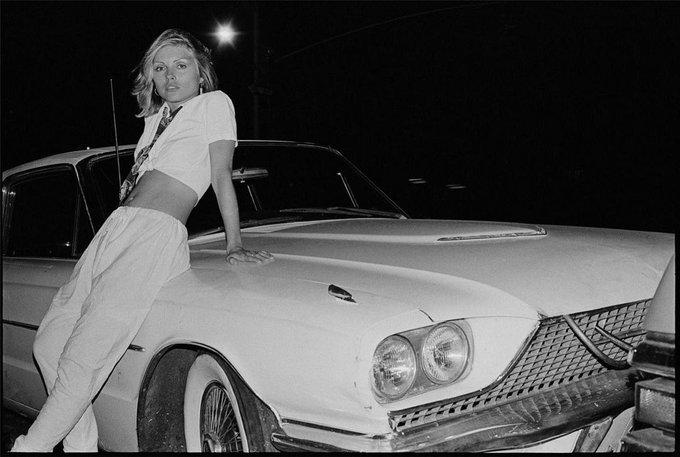 Debbie Harry with her 70s attitude.