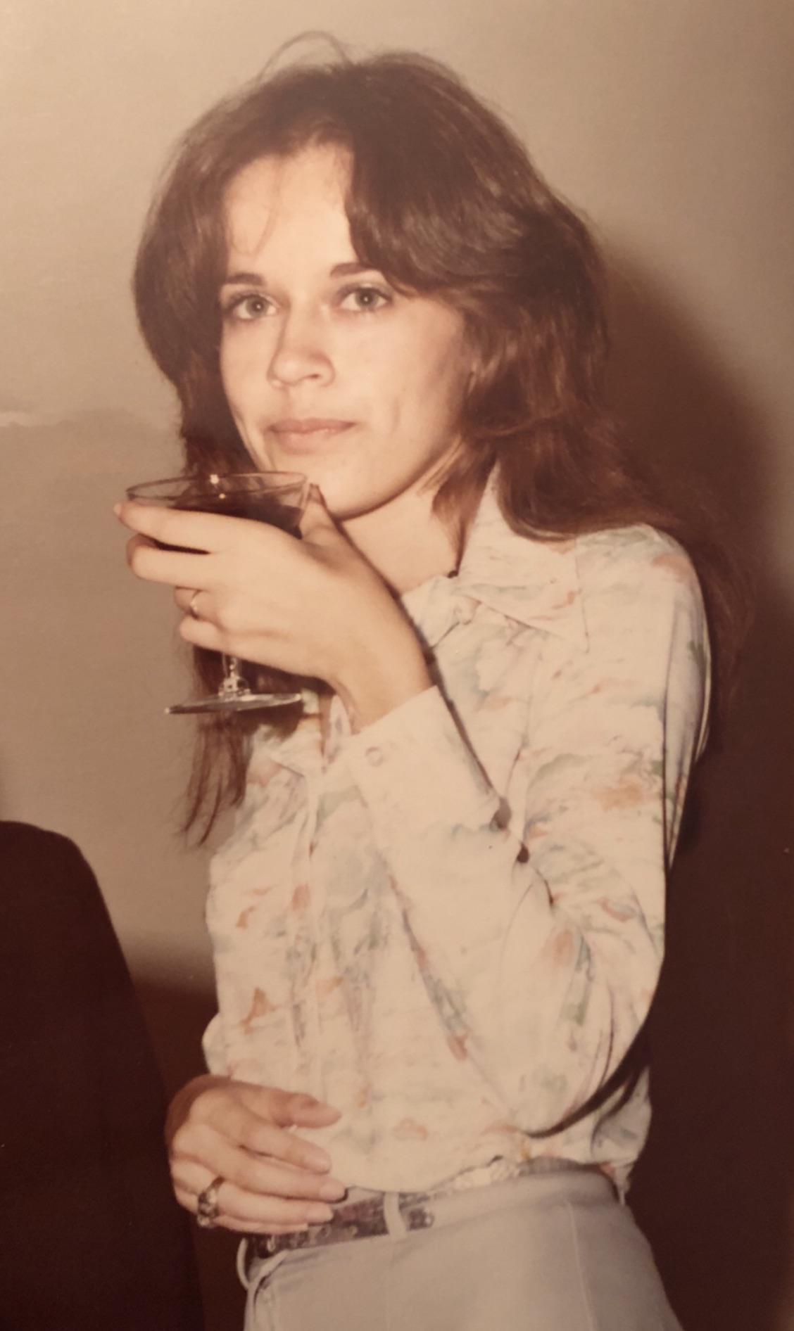 Sipping from a glass as a lifestyle.