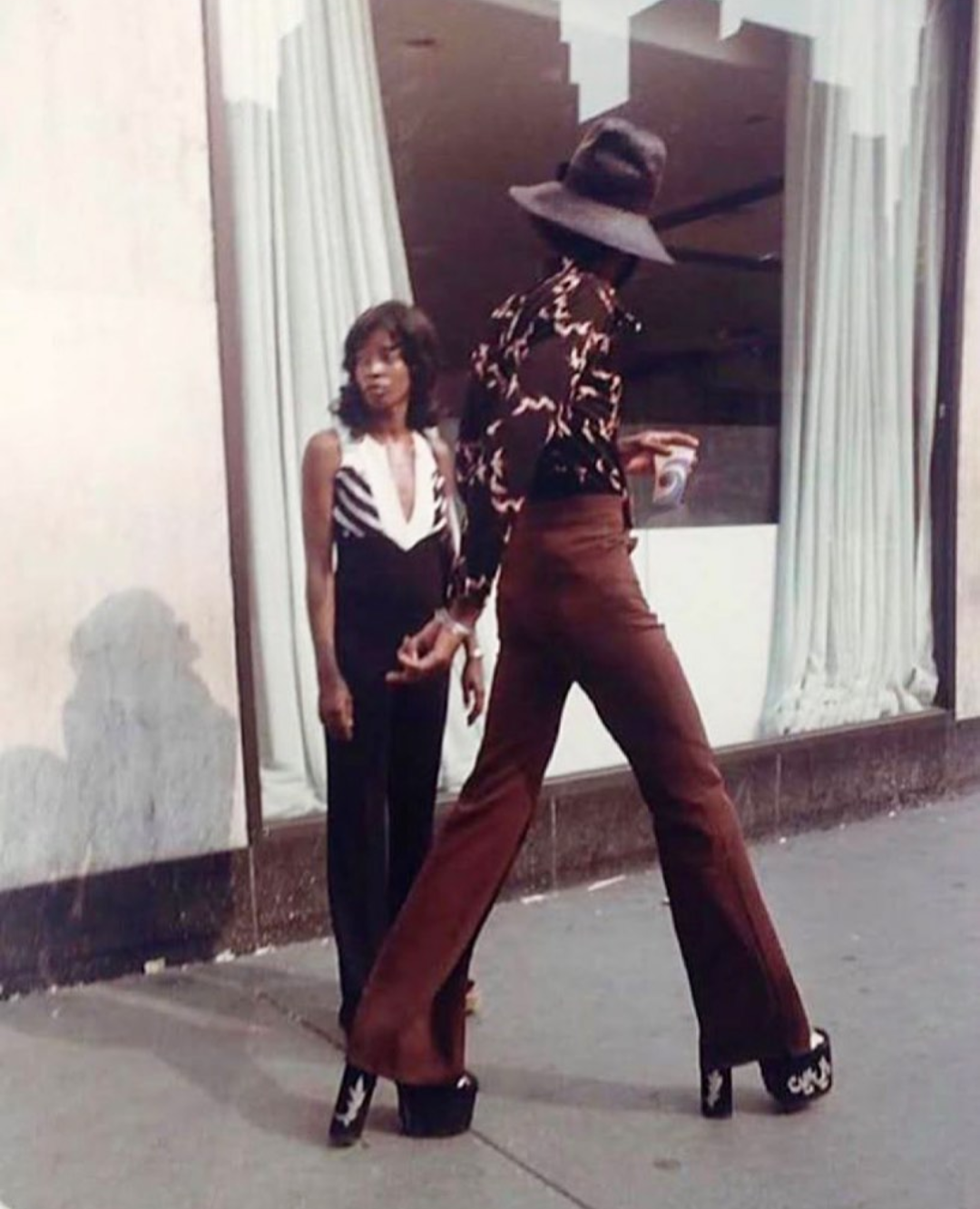 Platform shoes were all the rage.