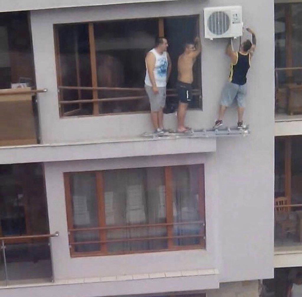 How much trust can someone have in a ladder?