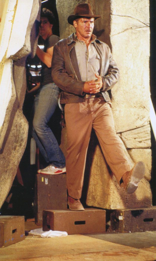 A moment of calm before the cameras roll.