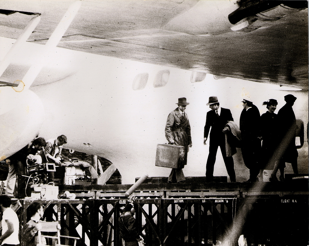 Just another day on set, waiting for chaos to happen.