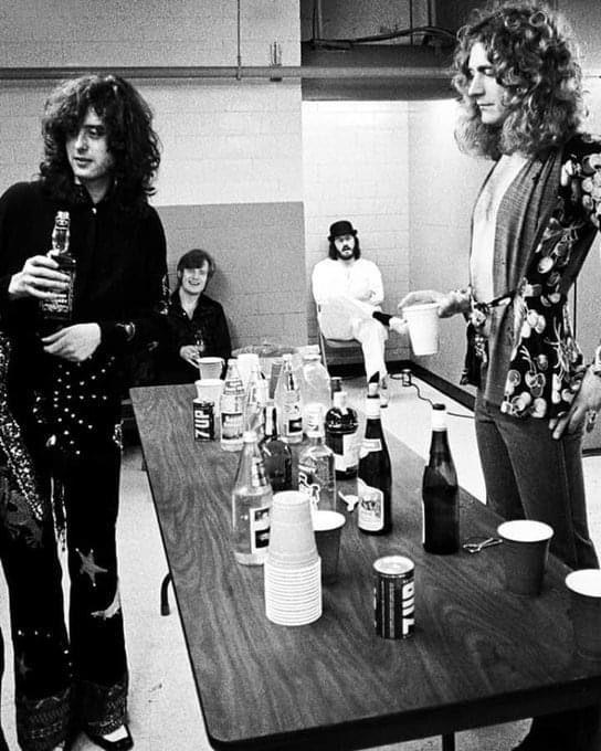 Hydration looks way cooler when you're Led Zeppelin.