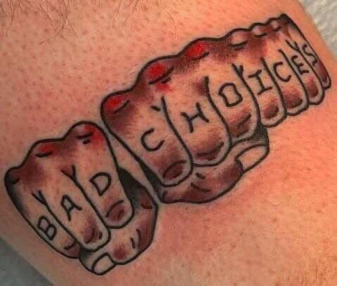 Not quite aware of reality tattoo.