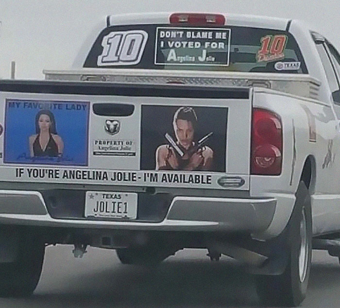 At least he's confident enough.