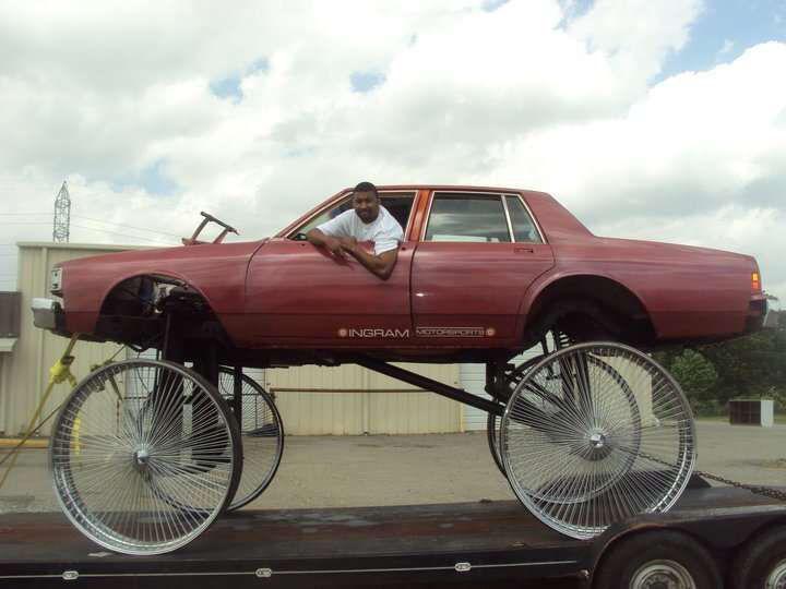 Because nothing says "cool" like rolling up in this.