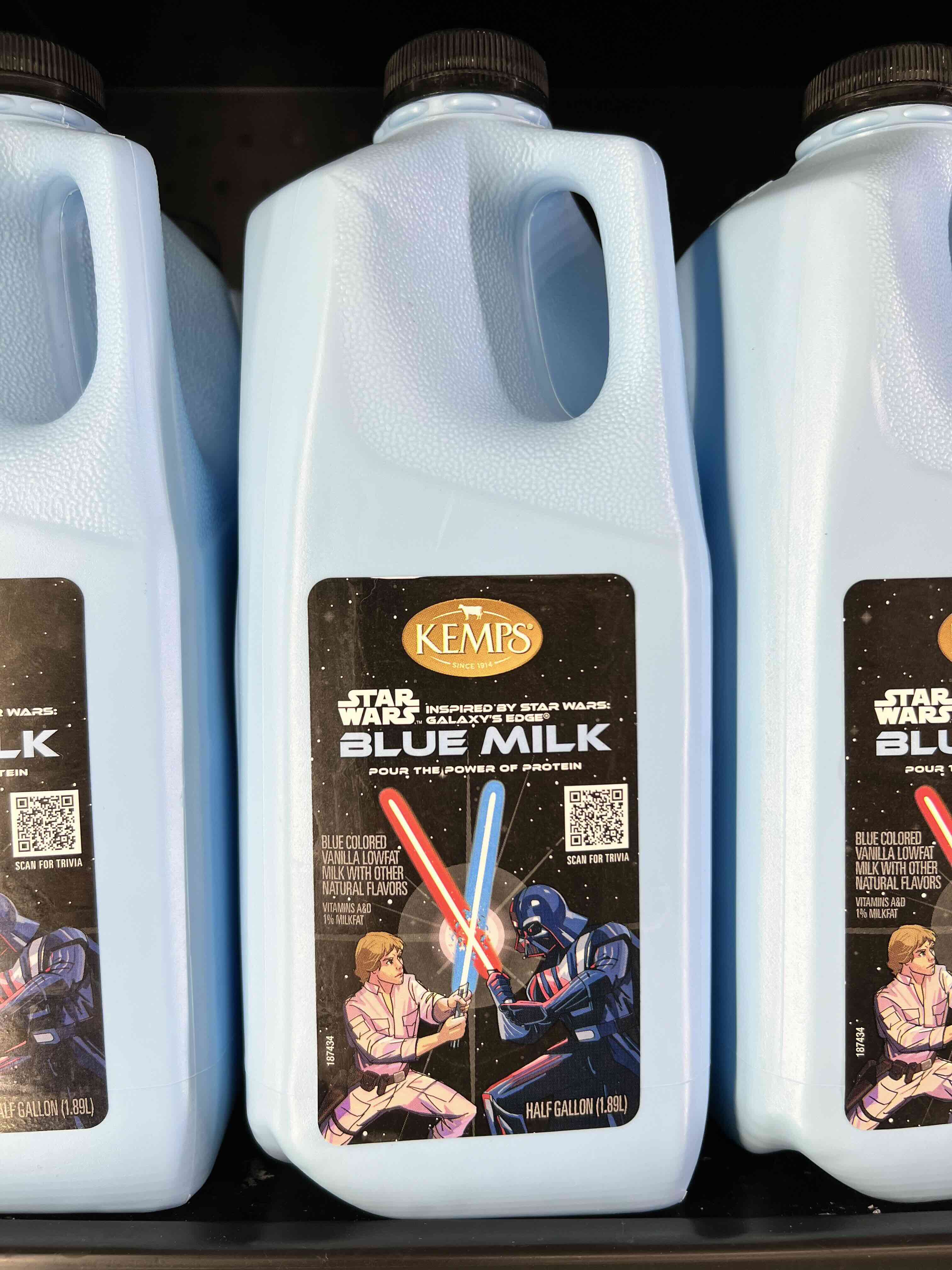 Blue milk? Really?