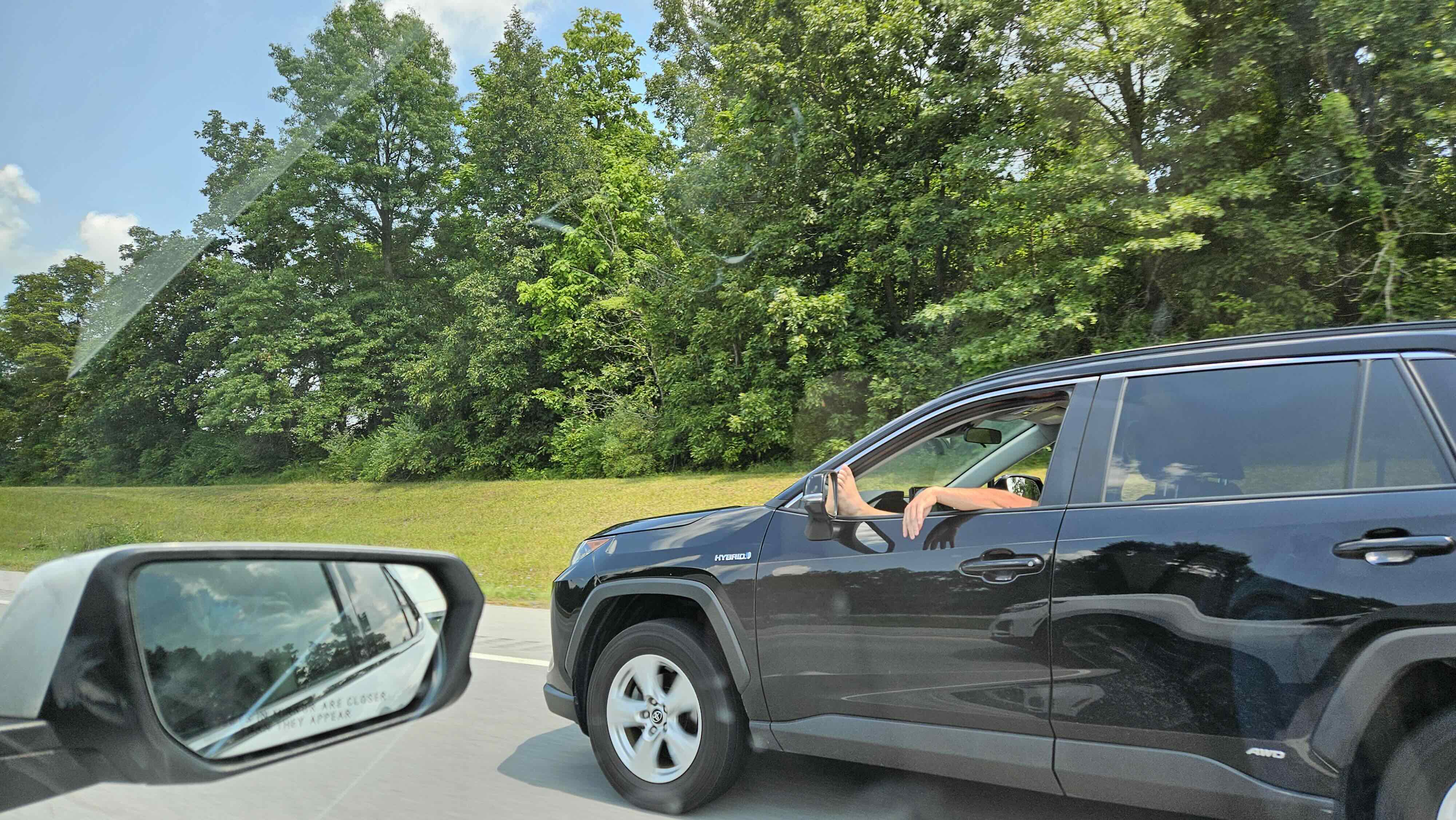 "Driving? No, I'm more into chilling"